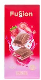 Chocolate con leche Fussion Hacendado relleno crema de fresa Tableta 110 g Pack 2