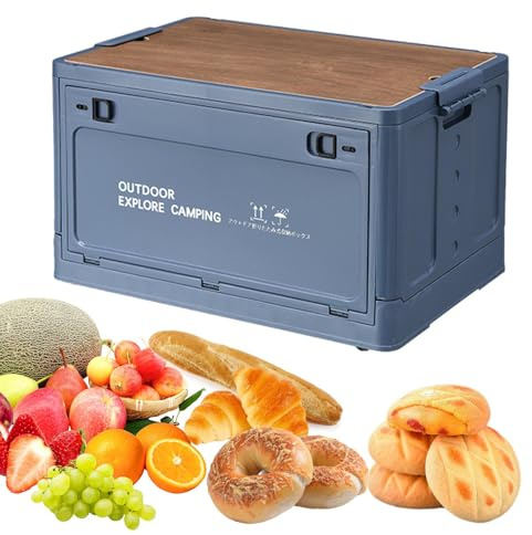 53 X35,5X 30cm Camping-Aufbewahrungsbox Aufbewahrungsbox Outdoor Camping Box Campingbox Faltbare Aufbewahrungsboxen Aufbewahrung Boxen Faltbarer Aufbewahrungsbehälter Campings Ausrüstung Für Außenraum