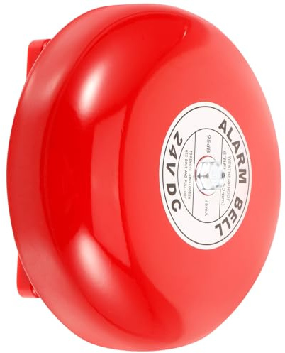 LOORGVEL Loud Doorbell Alarm 24v High-volume Electric Fire Alarm Internal Strike Iron Material Suitable for Emergency and Industrial Use