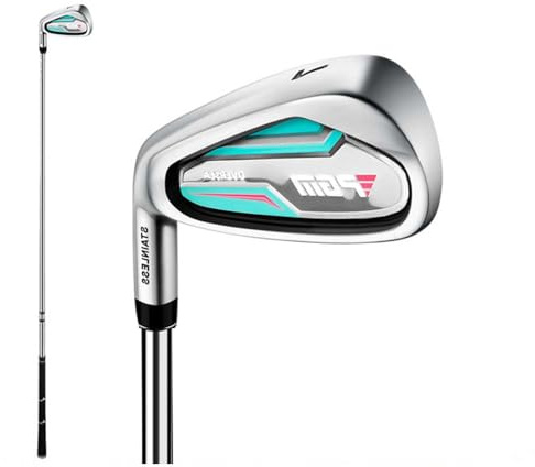Left or Right Handed #7 Golf Iron with Carbon/Steel Shaft for Men Women Golfers Beginner Golf Clubs Practice Single Stick Clubs