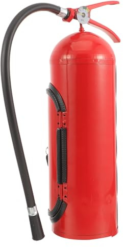 Zerodeko Made of Iron and Wine Bottle Holder Fire Extinguisher Shaped with Spacious Interior for Festive Visits and Reunion Drinks