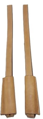 PS Pferdeartikel Paar Englische Steigbügelriemen mit 2,5 cm Breite - Farbe - Natur/Beige/Cognac Farbe Natur 130 cm Länge