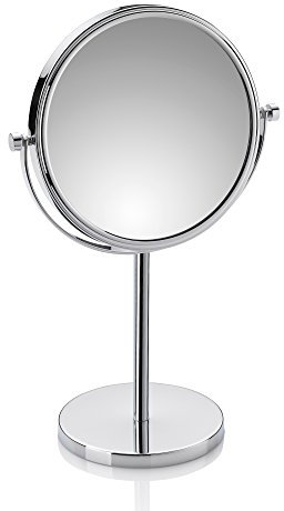 Kela Standspiegel, Fabienne, 1-/3-fach Vergrößerung, Ø 18 cm, Metall, 20642