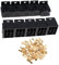 D DOLITY 10 Pezzi di Porta Relè 5 Pin Terminali Rame 6,3mm Automotive Attrezzo