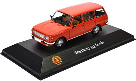 IXO/ALTAYA/ATLAS Wartburg 353 Kombi rot DDR Auto Fertigmodell Maßstab 1:43