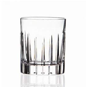 Timeless - Set di 6 bicchieri da whisky in cristallo italiano, stile antico, 31 cl.