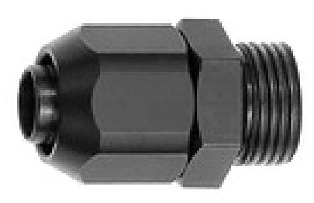 Raccord à visser pour tuyau pneumatique en PVC 9 x 11,6 mm - Aluminium/plastique - Temp. - -10 °C à 70 °C, PN -0,95-15 bar, G 1/4