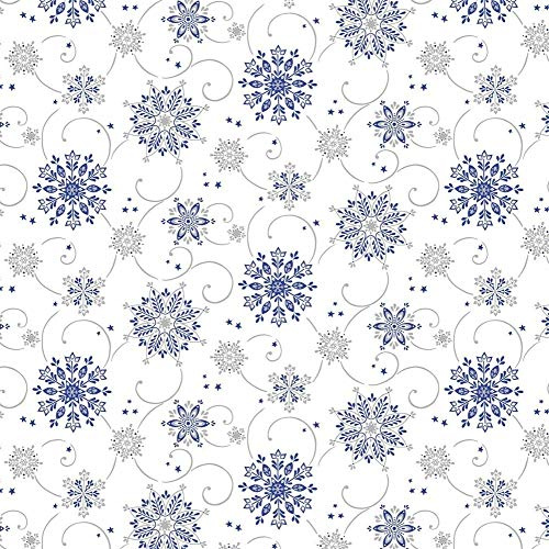 Mank GmbH Tischdecken aus Airlaid | Mitteldecken 80 x 80 cm | Mank Einmal-Tischdecke für Weihnachten | 20 Stück | Cristal (Blau-Silber)