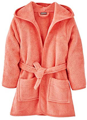 VERTBAUDET Peignoir de bain enfant à capuche Rose corail 14A