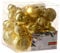 Prextex Gold Christmas Ornaments Balls - 36-Piece Shatterproof Christmas Balls Set - Elegant Gold Christmas Tree Baubles in Matte, Glitter, and Shiny Finishes - Golden Decorations, 3 Sizes