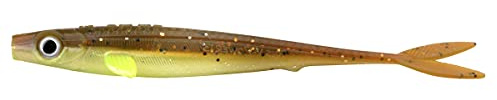 Spro Iris V-Power-Gummiköder 10cm 4g UV Brown Chanreuse 4664 805