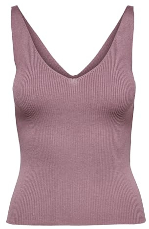 JDY Damen JDYNANNA S/L KNT NOOS Top, Wistful Mauve, M