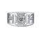 Gem's Beauty Moissanite Herrenringe 925 Sterling Silber Ehering 1,0 Karat 6,5 mm D Farbe Moissanite Verlobungsring Diamantringe für Mann Hochzeit Edlen Schmuck (Größe 12