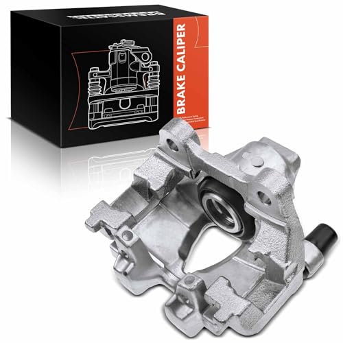 Frankberg Bremssattel Bremszange Hinten Rechts Aluminium mit Halter (Lochabstand Halterung 90mm) Kompatibel mit C-Klasse W204 C-Klasse T-Model S204 E-Klasse A207 Replace# 2044231881
