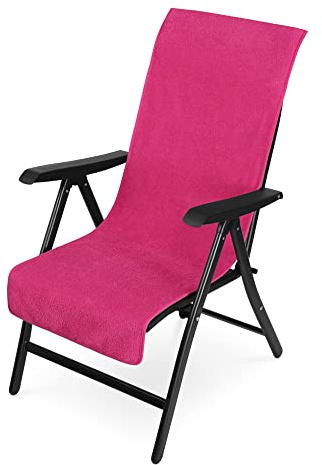 JEMIDI Chair Lounger Towel - Soft Terry Cloth Cover for Beach Loungers Sunbathing - Beach and Holiday Accessory - 60cm x 130cm