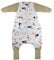 schlummersack Schlafsack mit Füßen ganzjährig 2.5 Tog 120 cm Bergtiere | Kinder Schlafsack mit Beinen und verlängerten Bündchen für eine Körpergröße 120-130cm | Ganzjahres Füßen