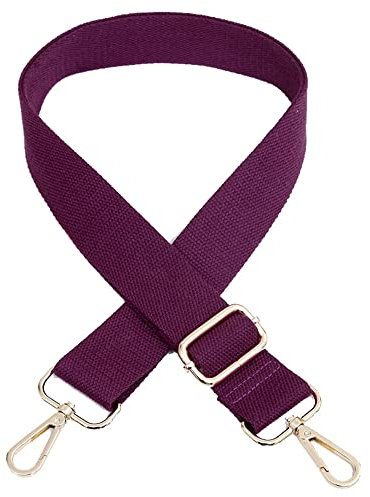 Bandouliere pour Sac Reglable, DOTBUY-SHOP Large Sangle de Rechange Anse de Sac Bandouliere Sangle de Remplacement pour Femmes Sacs,Sac à Main, Accessoires de Bricolage (Violet,One Size)