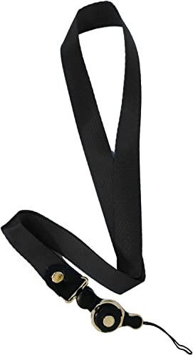 KP TECHNOLOGY Moto E13 - Lanyards neck straps for mobile cell phones, cameras, USB flash drives, keys, key chains, ID name tag badge holders etc. For Motorola Moto E13 (BLACK)