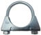 52mm Universal U Bolt Exhaust Clamps - Heavy Duty Clamp & Nuts (Pack of 2)