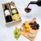 Cheese and Wine Gift Set | Red Wine Shiraz Pairs Perfectly With 2 Truckles and Crackers Hamper | Luxury Gourmet Gift Hamper For Him For Her & Couples