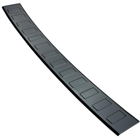 Aroba AR1153-BL Edelstahl Schwarz Black Chrome Ladekantenschutz kompatibel mit Volkswagen Passat Variant B8 Kombi BJ. 11.2014-5.2020 passgenau Abkantung Farbe Schwarz-Anthrazit