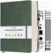 OFFIGIFT Notizbuch A5 Dotted, Hardcover Tagebuch mit 312 Nummerierten Seiten, 100g/m² Tintenfestes Papier Gepunktete Notizbücher mit Registerseiten, Tagebuch für Erwachsene, 14,5 x 21,5 cm, Grün