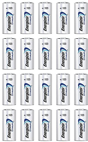 Lot de 20 Piles Lithium CR123A / CR17345-3V Original Energizr