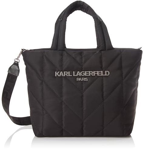 KARL LAGERFELD Paris Voyage Tragetasche, Schwarz/Rotguss, Schwarz/Rotguss, Einheitsgröße