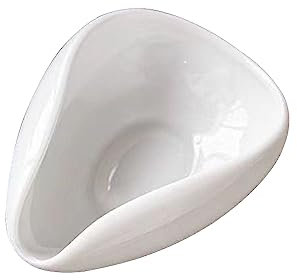 Leadigol Porzellan-Teegefäß, chinesischer Kongfu-Teelöffel, chinesischer Tee-Schaufel, lose Blätter, Tee-Präsentation, Keramik-Teeschaufel, Kaffeebohnenlöffel, für Tee, Kaffee, Zucker