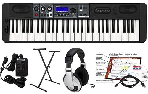 Casio CTS500 Educational Pack with Support and eMedia Instructional Software, AC Adapter and EPA Headphones
