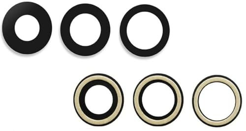 zaman 13 Pro/Pro Max Back Camera Lens Replacement for iPhone 13 Pro/iPhone 13 Pro Max Rear Camera Glass Lens Replacement+Pre-Installed Adhesive