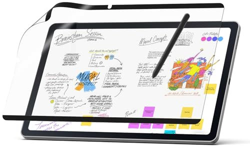 MoKo Magnetisch Papier Displayschutzfolie für Samsung Galaxy Tab S6 Lite 10,4 2024/2022/2020, Abnehmbar & Wiederverwendbar Schutzfolie, Blendfrei Folie, Einfache Installation, Matt