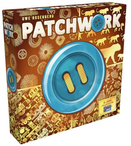 Lookout, Patchwork: 10 Jahre Jubiläumsedition, Familienspiel, Brettspiel, 1-2 Spieler, ab 8+ Jahren, 30 Minuten, Deutsch