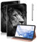 GLANDOTU Case for Samsung Galaxy Tab A8 10.5-inch 2022/2021 (SM-X200/X205/X207) Tablet Case,Multi-View Slim and Lightweight Patterned Tablet Cover with Stand for Galaxy Tab A8 Case -Lion