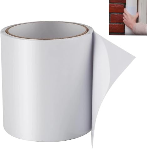 FaJoek Nastro Impermeabile, Nastro Sigillante Impermeabile 10cm*1.5m, Nastro Sigillante, Nastro Riparazione Piscina, Nastro Adesivo Impermeabile Isolante per Tubature Riparazione Piscina (Bianco)