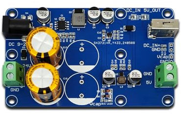 Tablero de alimentación ininterrumpida UPS para Raspberry Pi,DC9-24V Entrada 5V 3A Salida Preservación de apagado Protección de voltaje UPS (2S)