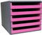 Schubladenbox, Gehäuse Anthrazit, Recycling Blauer Engel, Ibisco