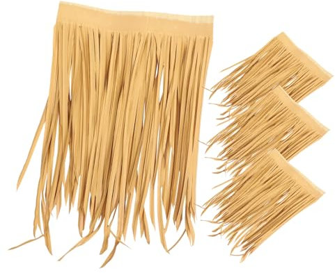 KITANDOVE Gartenhütte Grasdach Simulation Stroh Ornament Dekoratives Strohdach