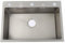 JXDWTL Fregadero de Cocina bajo encimera de Acero Inoxidable con repisa para Fregadero, estación de Trabajo, Fregadero de Cocina de Esquina Redonda de un Solo tazón con Accesorios