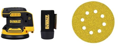 DEWALT DCW210N-XJ Cordless Sander 18V XR Brushless 125mm Bare Unit + Suitable Power Tool Accessory
