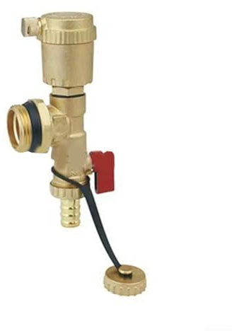 Collecteur de chauffage par le sol, collecteur de chauffage au sol de 2,7 cm, 1,9 cm, 1,9 cm, répartiteur d'air automatique en laiton pour la maison (1,9 cm)