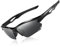 suoso Sportbrille-Fahrradbrille-Herren-Damen-Polarisierte-Sonnenbrille-Sunglasses-Men-Women-UV400 Schutz-Schnelle Brille Rave,z61-schwarz-grau