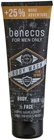 Benecos for men only Body Wash, 3in1 Sport, 200ml + 25% mehr Inhalt (3)