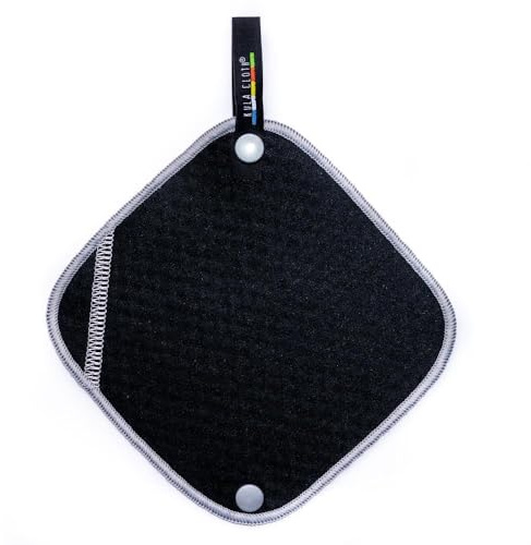 KletterRetter Kula Cloth – Antibakterielles Hygienetuch für Outdoor & Reisen – Wiederverwendbares Toilettentuch – Nachhaltig, Waschbar und Geruchsneutral (Stealth)
