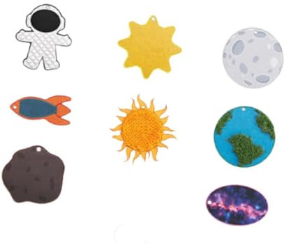 Sharplace 8X Strukturierte Bodenfliesen, Sensorische Fliesen, Reisespielzeug, Lernspielzeug, Sensorische Pads, Strukturierte Spielmatte für die Entwicklung der