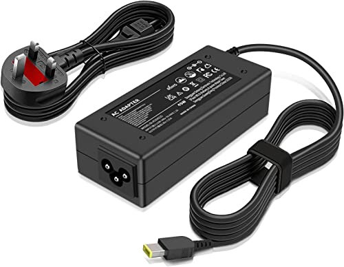 20V 2.25A 45W AC Charger Compatible for Lenovo ThinkPad ADLX45NDC3A ADLX45NLC3A ADLX45NCC3A V110 G50-80 T470 G50 T470S X240 Y50-70 Laptop Power Supply Adapter Cord