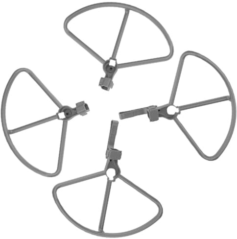 FRCOLOR 4 Stück Teiliges Propeller Schutzset für Drohnen Schnellverschluss Schutz für Air Verhindert Schäden und Verletzungen Leicht und Langlebig