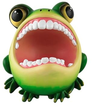 Rersduyt Cute Cartoon Frog Resin Ashtray Decoration for Home, Living Room, Office, and Desktop Decoration B