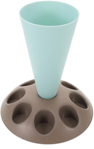 WEKADRIN Piping Bag Nozzles Storage Rack Baking Tool Holder Blue Pastry Bag Organizer Air Dry Fondant Stand Cake Decorating Tools Storage