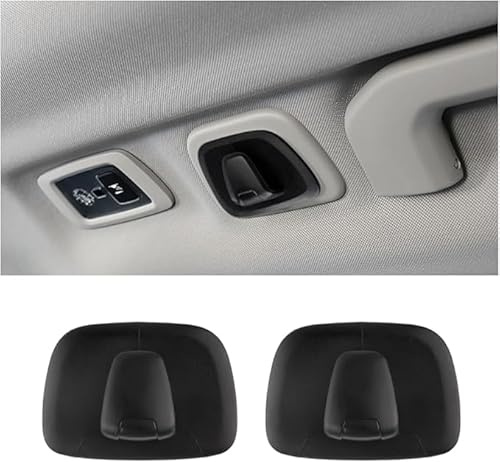 Volvo Xc40 Zubehör, 2 Stück Dach-Autohaken, Autohaken für Geldbörsen und Taschen, kompatibel mit Volvo XC40, XC60, XC90, S60, S90, V60, V90, Essentials Kleiderhaken zum Aufhängen von Kleidung, Taschen